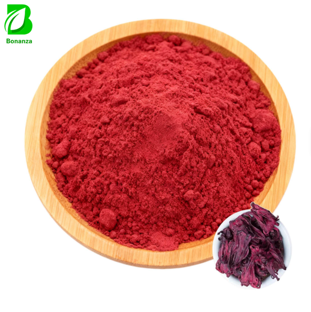 Natural Water Soluble Roselle Powder Hibiscus Flower Powder Wholesale