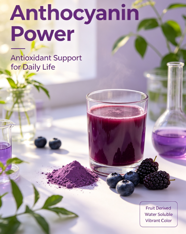 Anthocyanins: Natural Antioxidant Plant Extracts for Health and Beauty