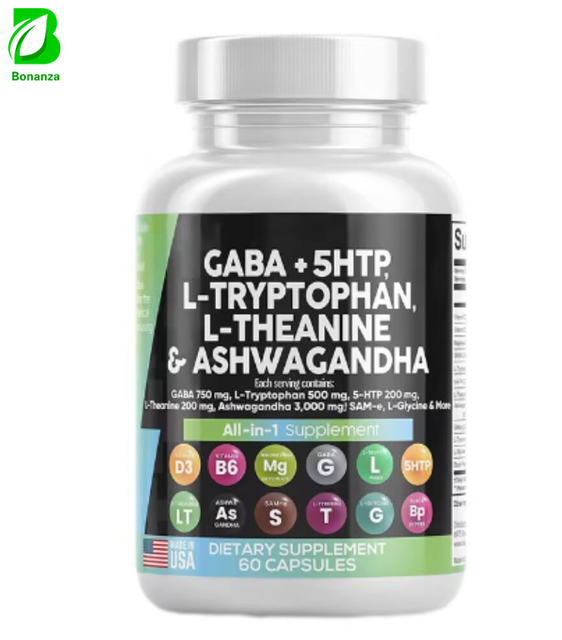 OEM Private Label GABA Capsules 500mg Deep Sleep Aminobutyric Acid Supplement