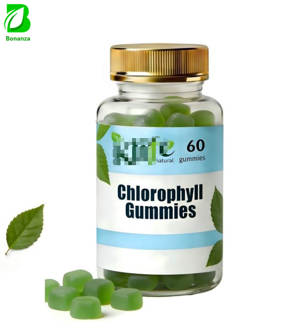 Natural Chlorophyll Gummies Hot Selling Internal Detox Skin Supplement