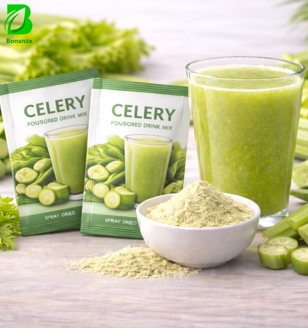 Natural Celery Concentrated Juice, Food Grade Instant Vegetable Beverage Bulk OEM