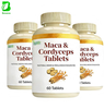 OEM Maca & Cordyceps Tablets 60 Count Male Vitality Herbal Supplement